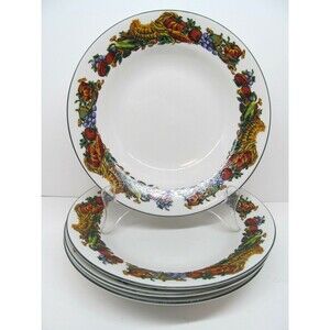 Pilgrams Harvest American Atelier Soup Bowls bundle of 4